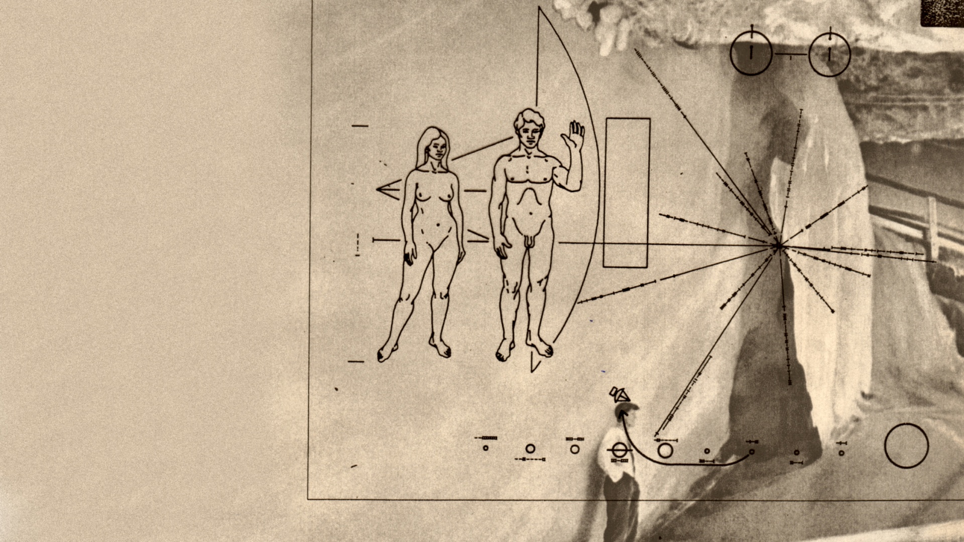 Illustration von einer Frau und einem Mann